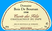Chateauneuf-Bois Boursan Felix 98